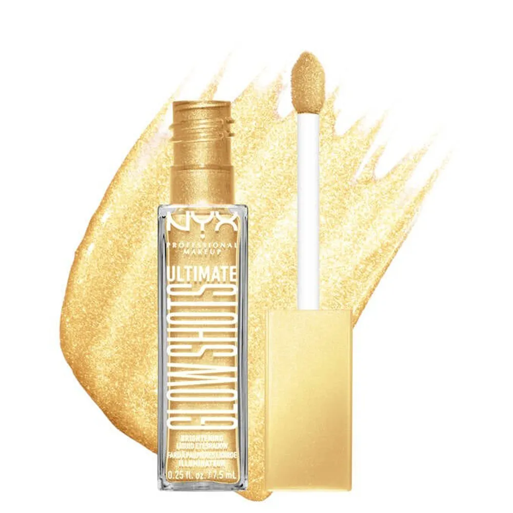 NYX Professional Makeup Ultimate Glow Shots Liquid Eyeshadow - 07 Lemon Slayed (7.5 ml) thumbnail 1