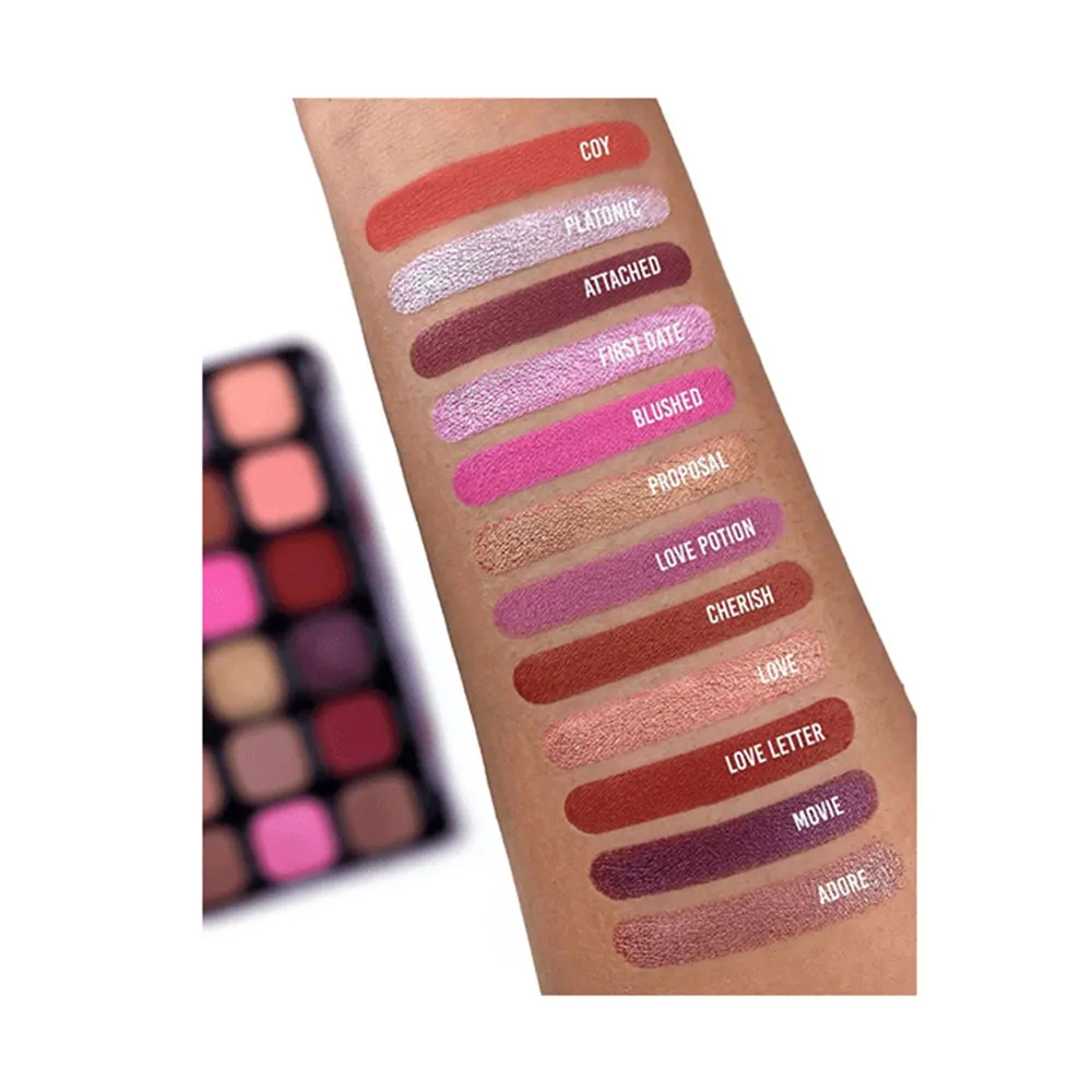 Makeup Revolution Forever Flawless Eyeshadow Palette - Unconditional Love thumbnail 4