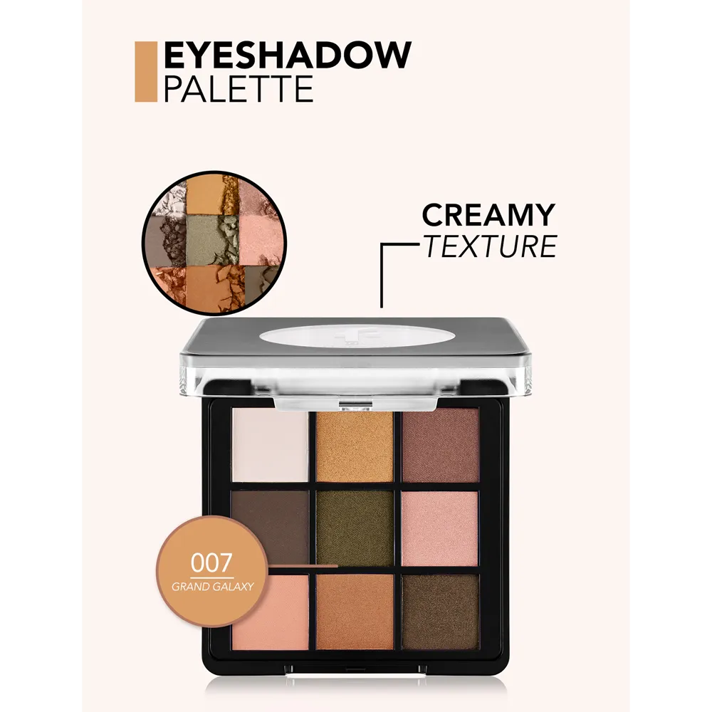 Flormar Eyeshadow Palette - 007 Grand Galaxy (9 g) thumbnail 4