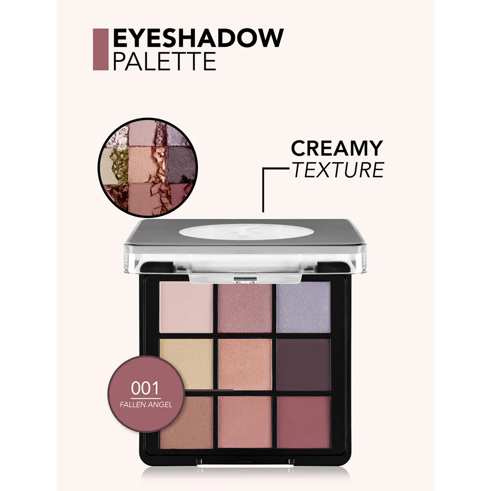 Flormar Eyeshadow Palette - 001 Fallen Angel (9 g) thumbnail 4
