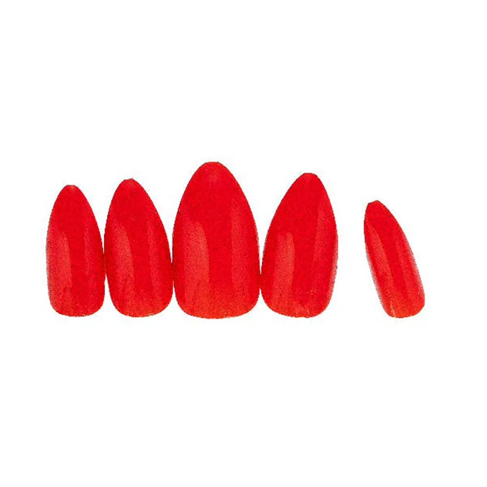 LOCA Press On Nails Stiletto Shape - Red 10 thumbnail 2