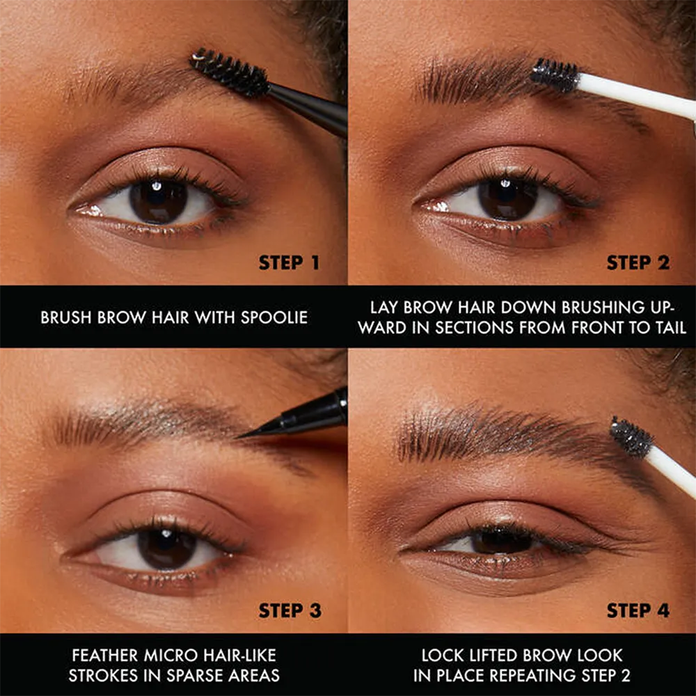 NYX Professional Makeup The Brow Glue Instant Brow Styler - 01 Clear (5 g) thumbnail 4