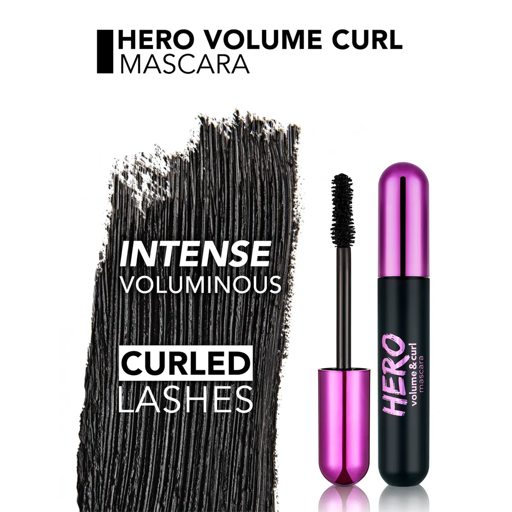 Flormar Hero Volume & Curl Mascara - 000 Black (10 ml) thumbnail 4