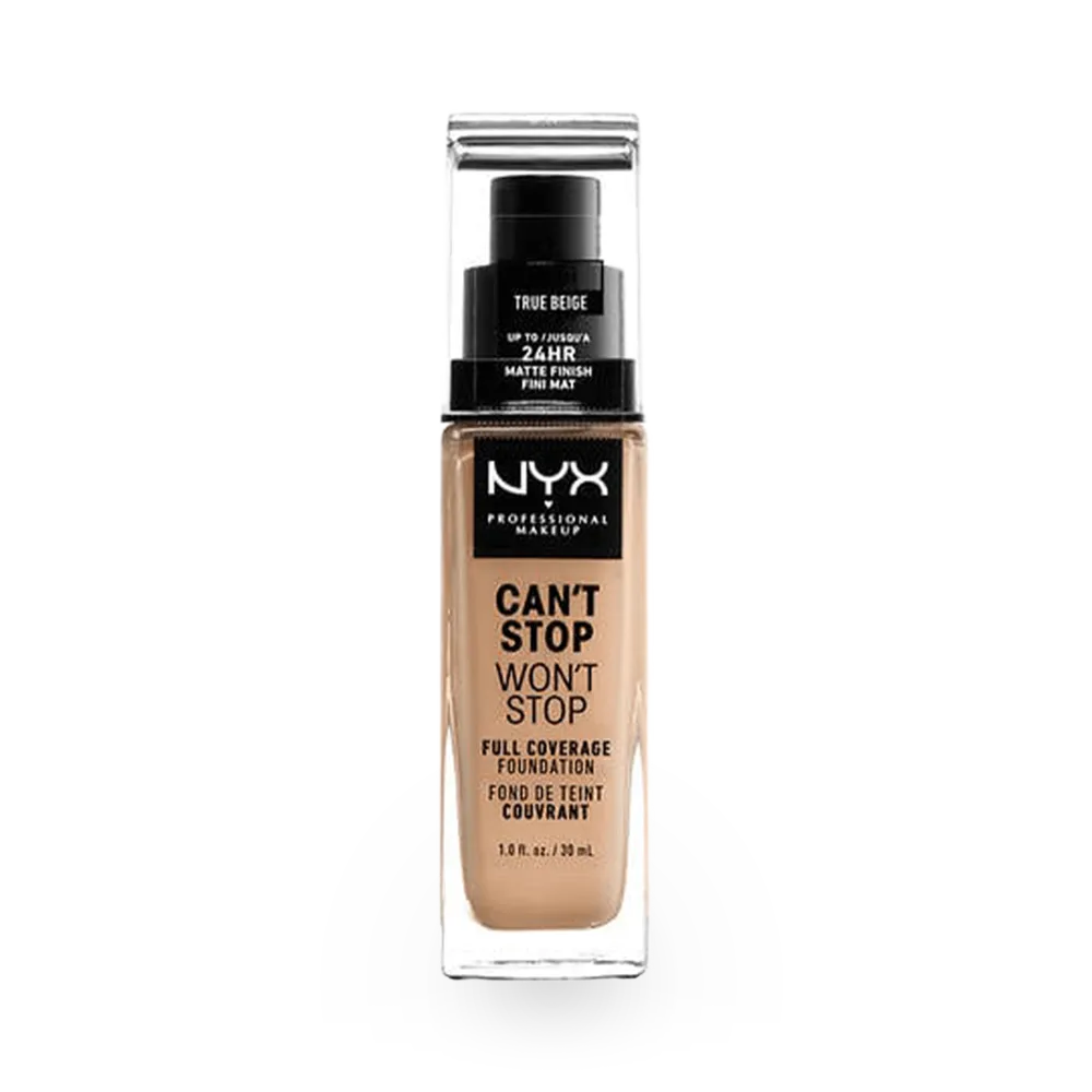 NYX Professional Makeup Can't Stop Won't Stop Foundation - 08 True Beige (30 ml) thumbnail 1