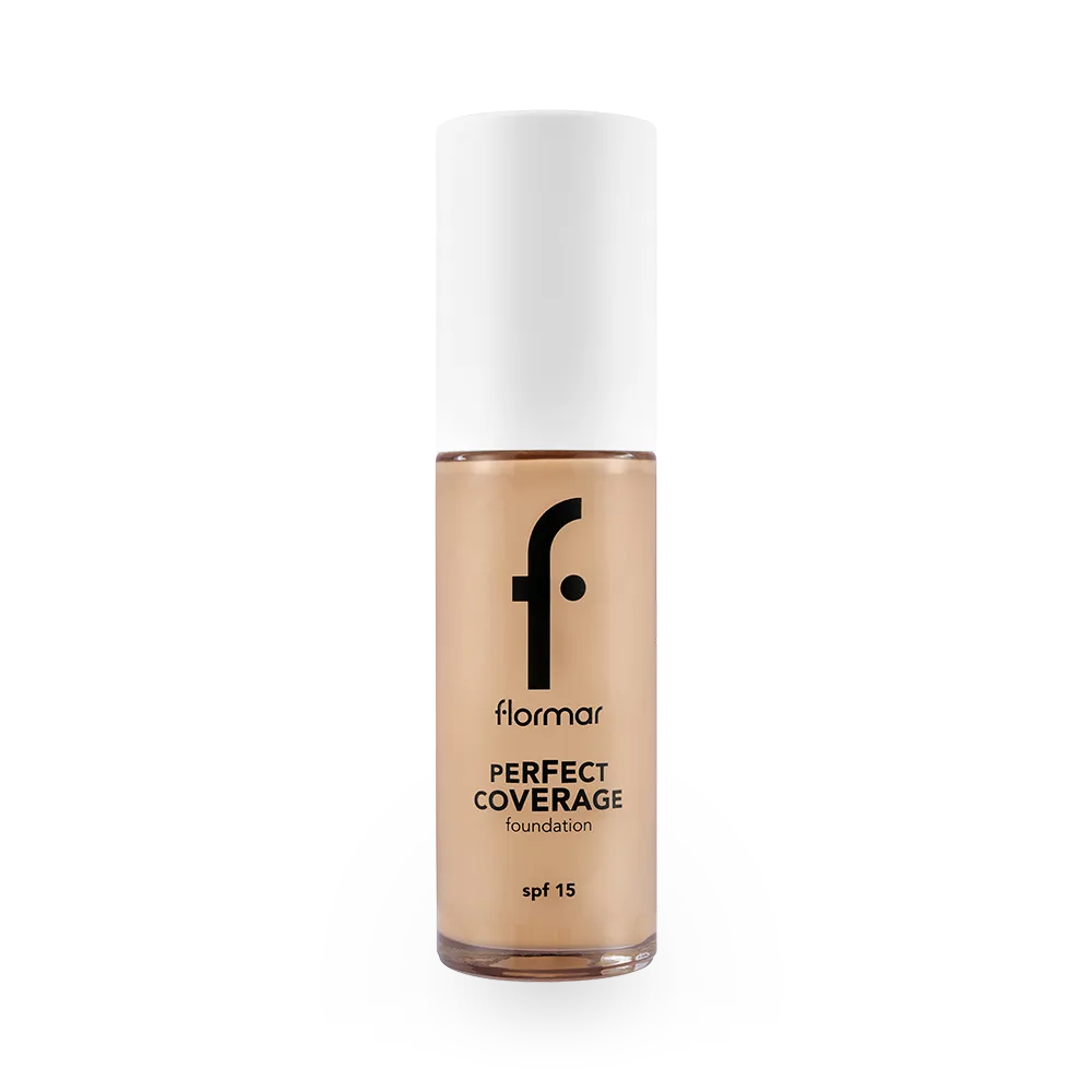 Flormar Perfect Coverage Foundation SPF 15 - 113 Medium Beige (30 ml) thumbnail 1