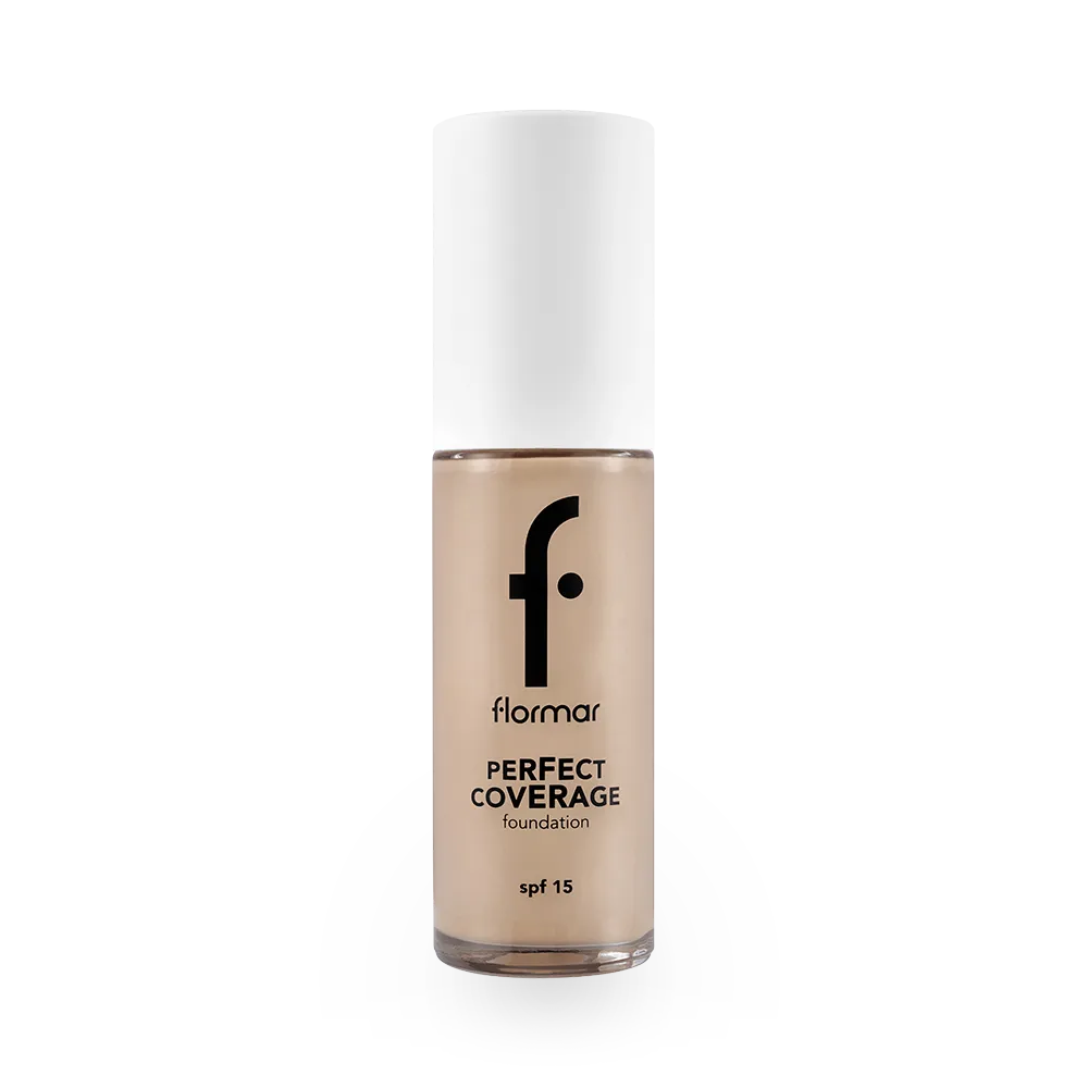 Flormar Perfect Coverage Foundation SPF 15 - 101 Pastelle (30 ml) thumbnail 1