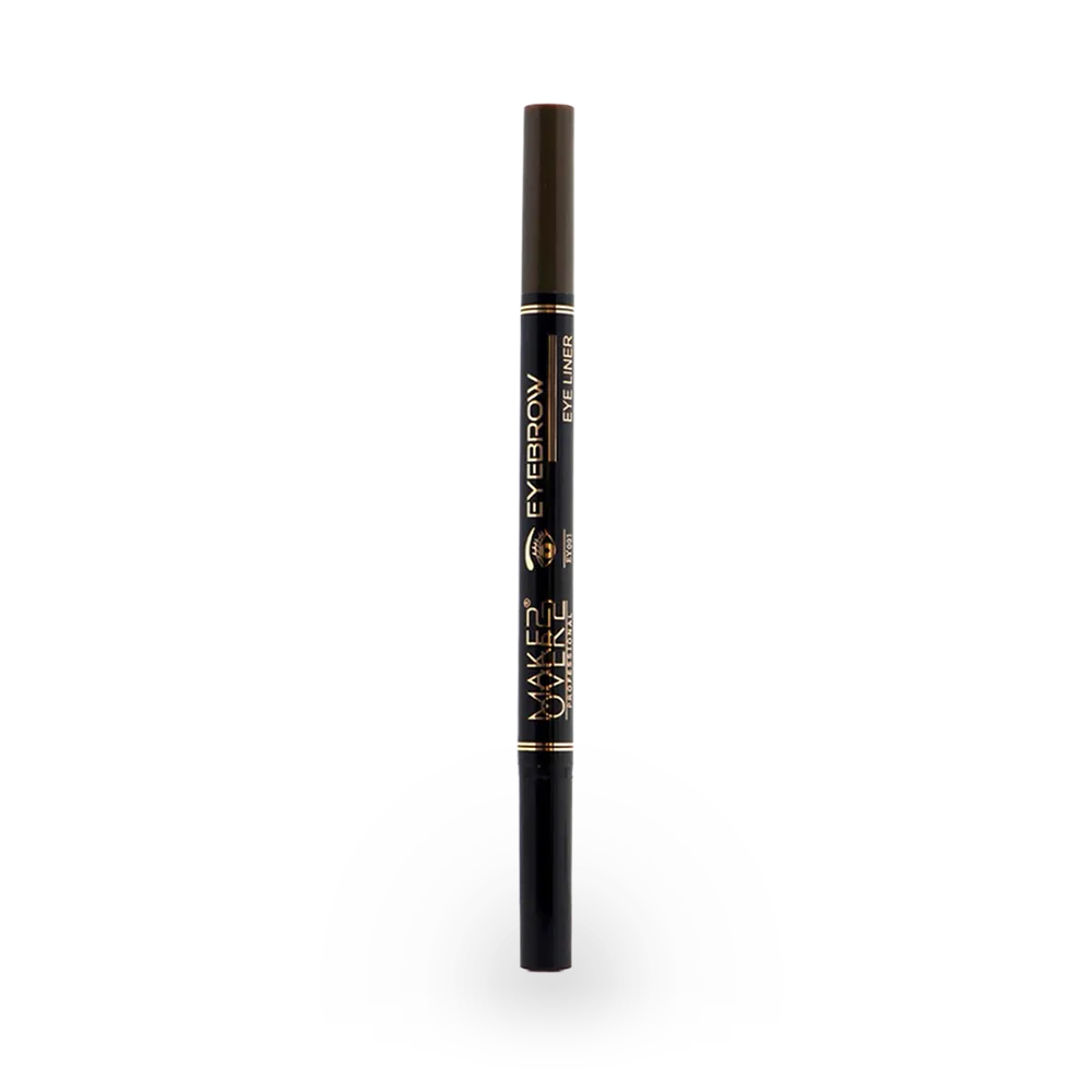 Make Over 22 Double-ended Eyebrow and Eye Pencil - EY001 Black/Chocolate
 thumbnail 1