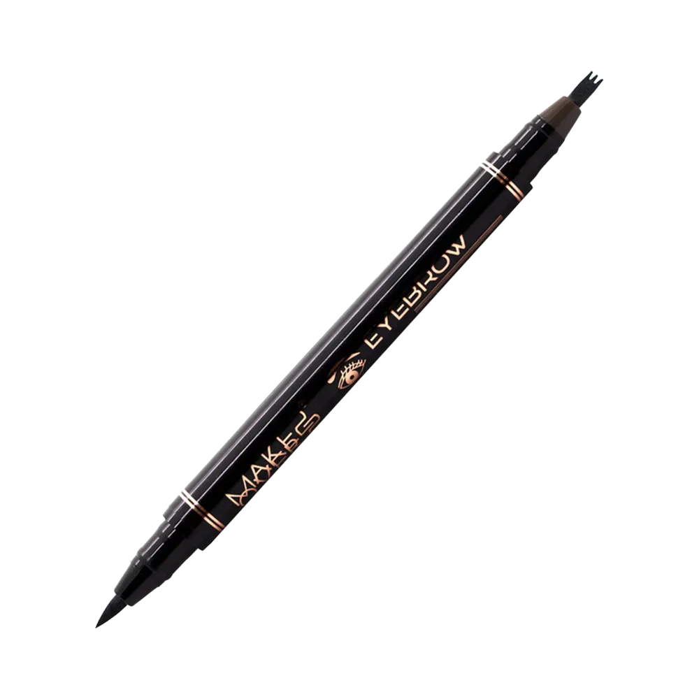 Make Over 22 Double-ended Eyebrow and Eye Pencil - EY002 Black/Dark Brown thumbnail 3