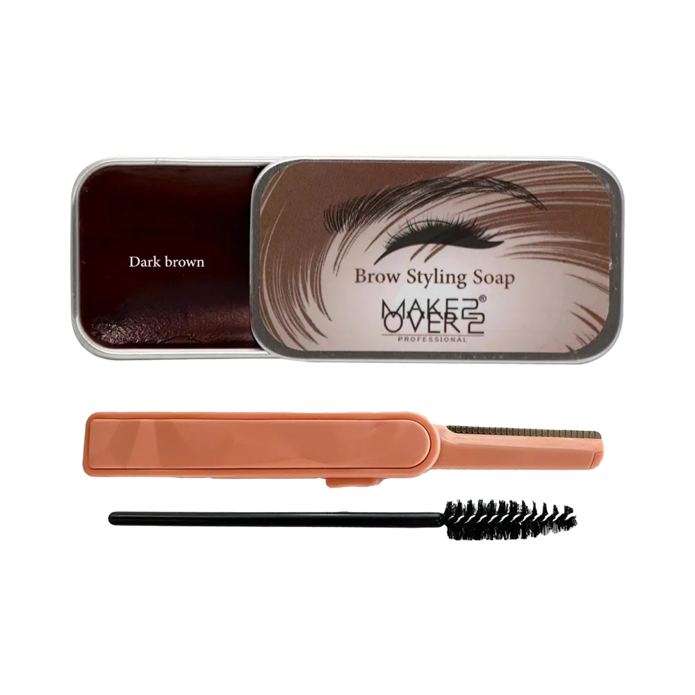 Make Over 22 Eyebrow Styling Soap - BS003 Dark Brown (36 g) thumbnail 1