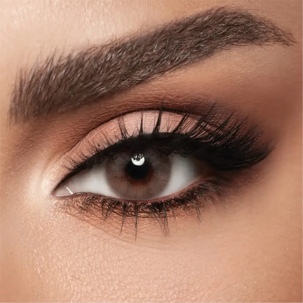 Diva Monthly Color Contact Lenses - Amber (2 Lens) thumbnail 1