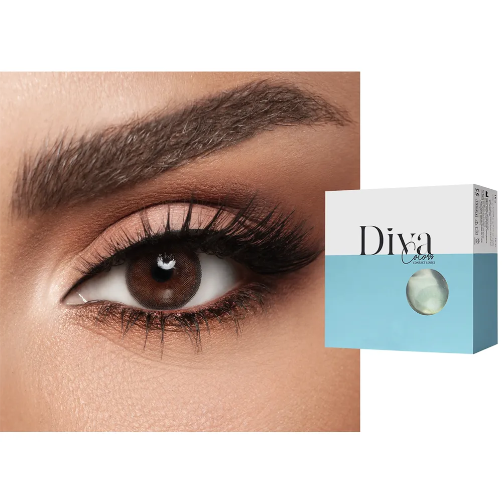 Diva Monthly Color Contact Lenses - Cedar (2 Lens) thumbnail 3