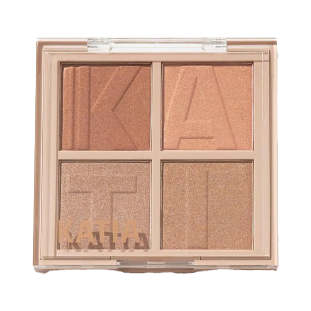 KATIA Highlighter Glow Palette - Bright thumbnail 2