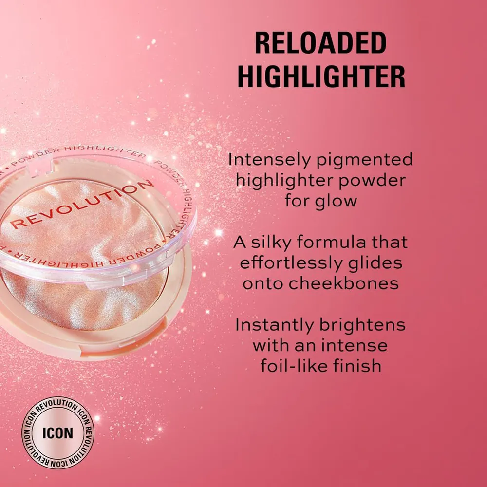 Makeup Revolution Reloaded Highlighter - Just My Type thumbnail 3