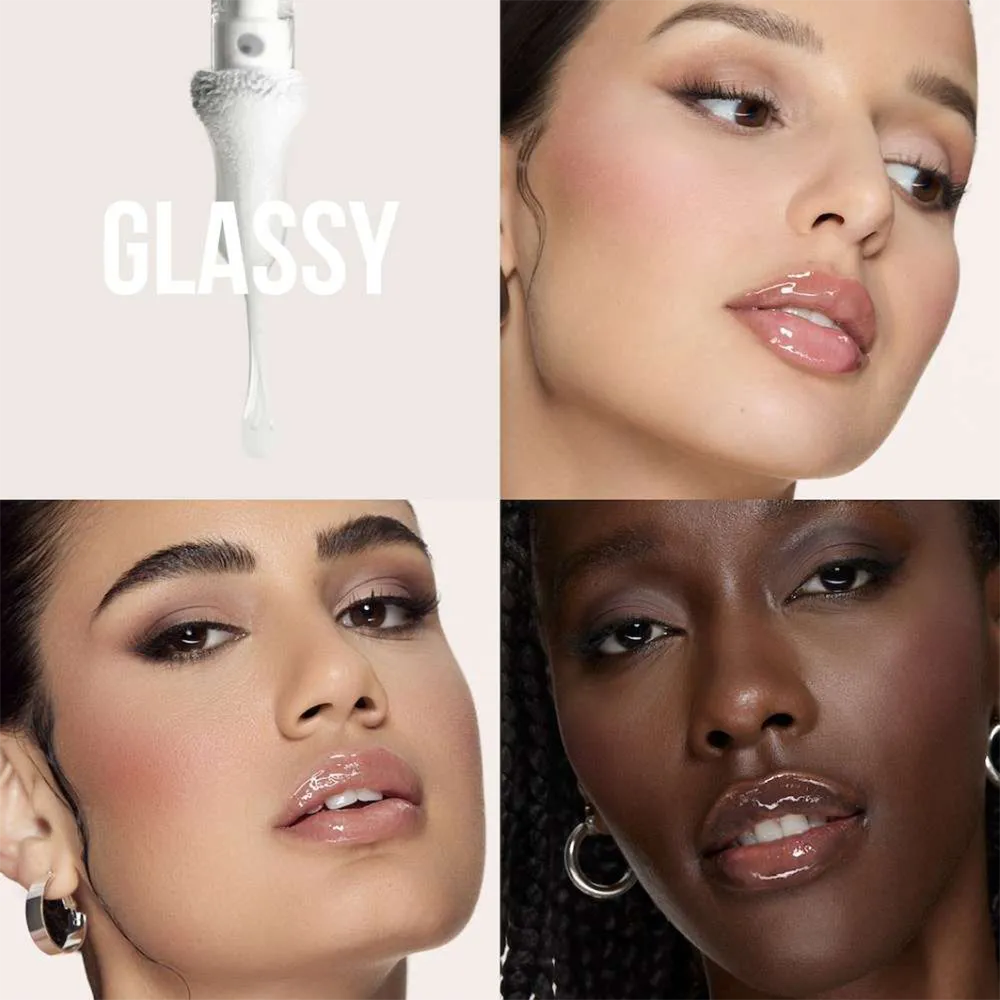 Huda Beauty Faux Filler Extra Shine Lip Gloss - Glassy thumbnail 2