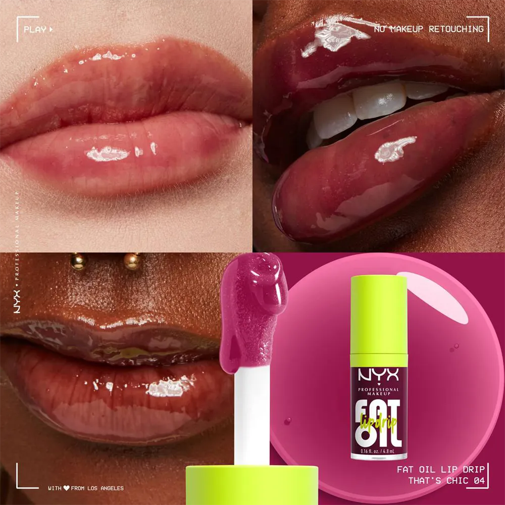Nyx Fat Oil Lip Drip - 04 That's Chic thumbnail 2