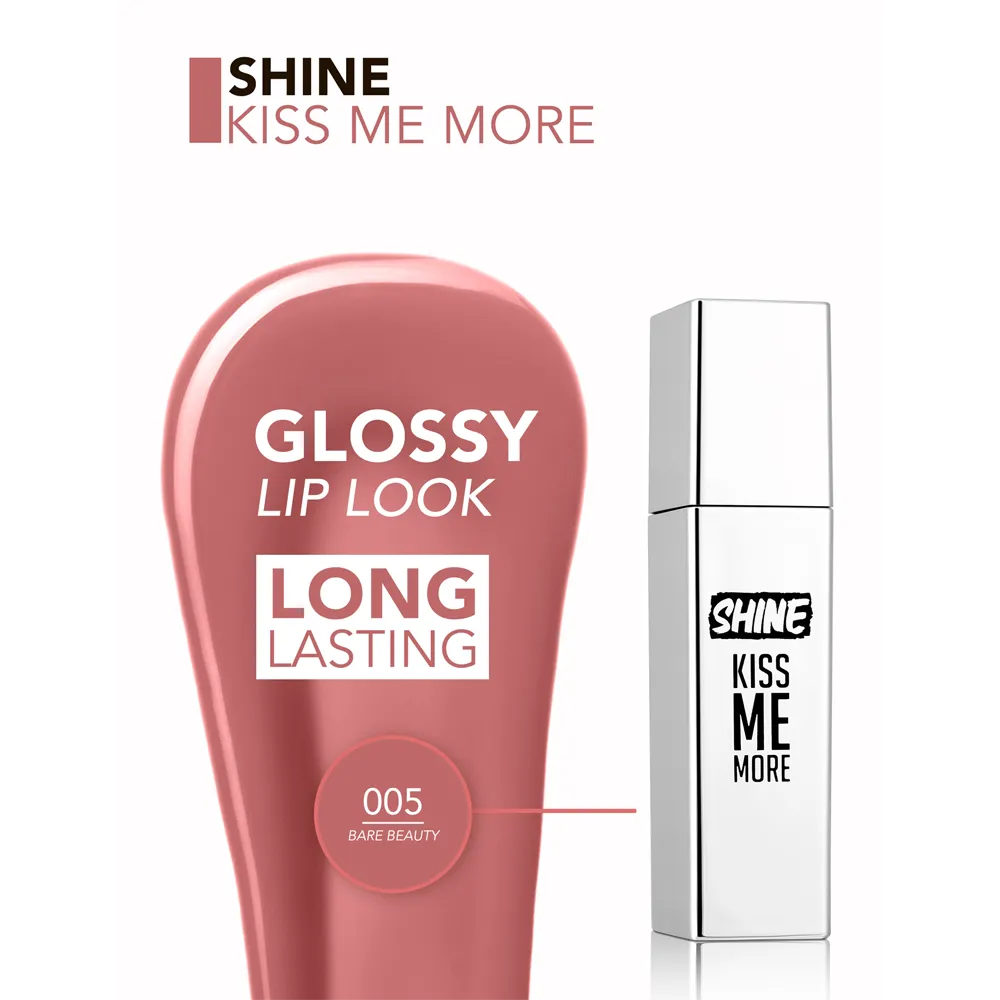 Flormar Shine Kiss Me More Lip Tattoo - 005 Bare Beauty thumbnail 4