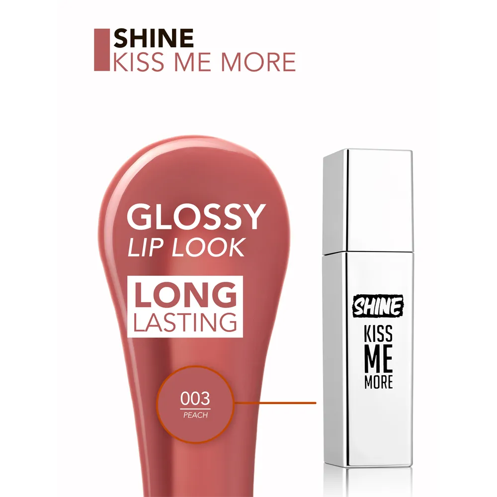 Flormar Shine Kiss Me More Lip Tattoo - 003 Peach thumbnail 4