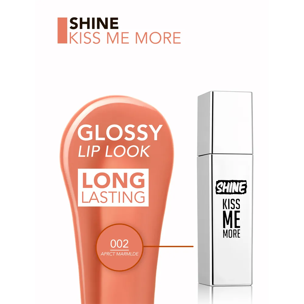 Flormar Shine Kiss Me More Lip Tattoo - 002 Apricot Marmalade thumbnail 4