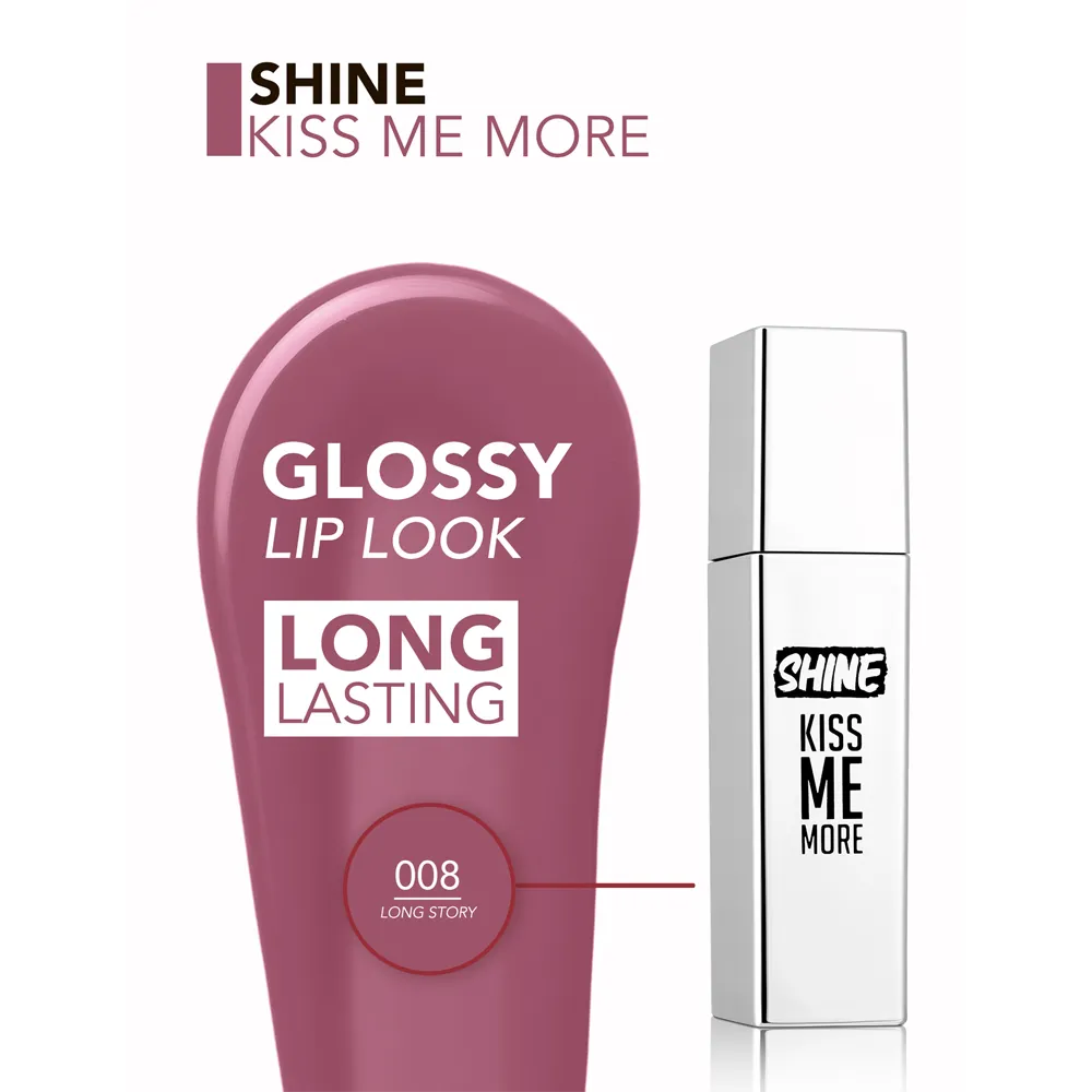 Flormar Shine Kiss Me More Lip Tattoo - 008 Long Story thumbnail 4