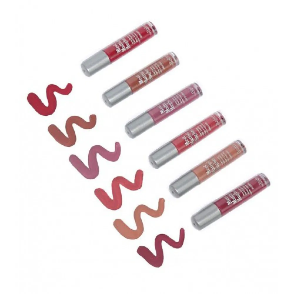 The Balm Meet Matt(e) Hughes® Vol. 2 Liquid Lipstick Set (7.2 ml X 6 pcs)
 thumbnail 3