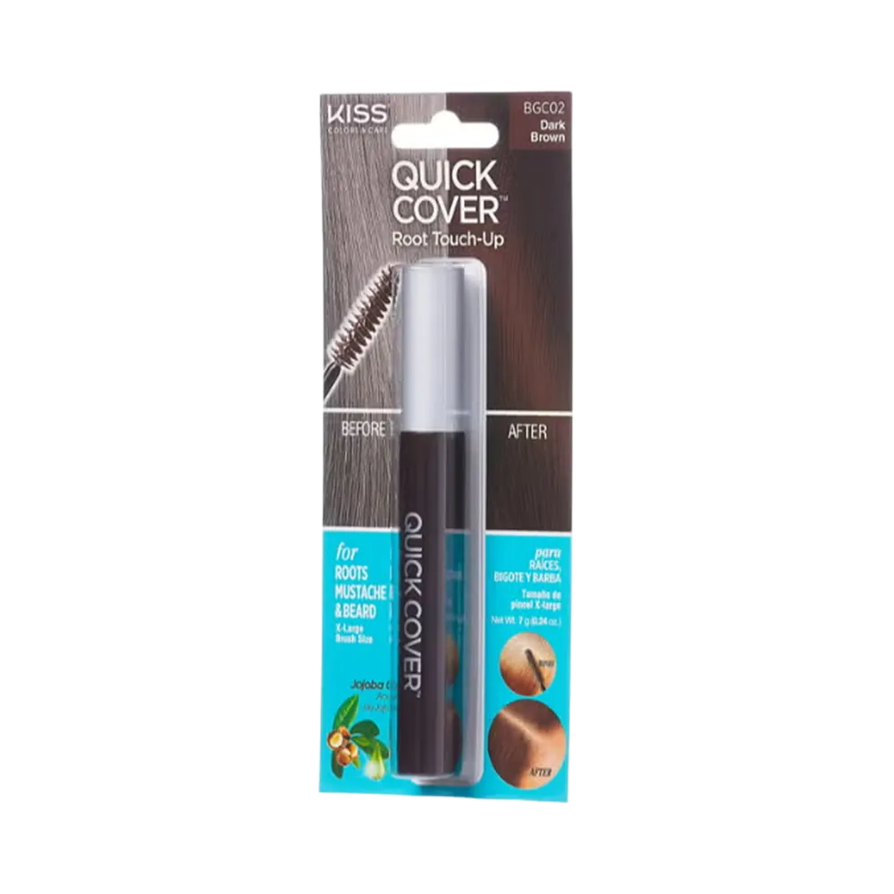 Kiss Quick Cover Gray Hair Touch Up Mascara - BGC02 Dark Brown (7 g) thumbnail 2