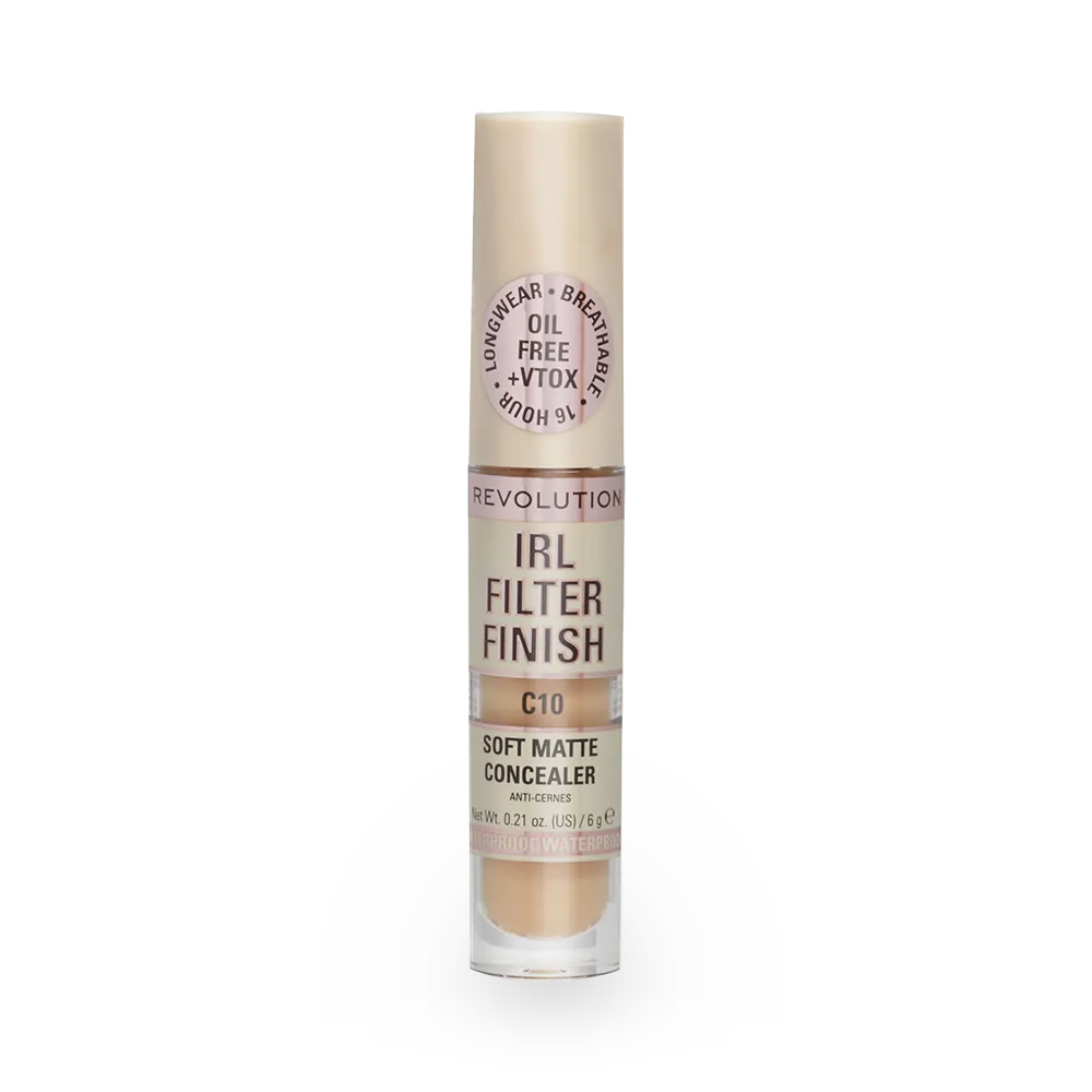 Makeup Revolution IRL Filter 16H Hydrating Full Coverage Concealer - C10 (6 g) thumbnail 1