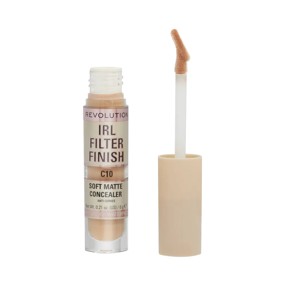 Makeup Revolution IRL Filter 16H Hydrating Full Coverage Concealer - C10 (6 g) thumbnail 2