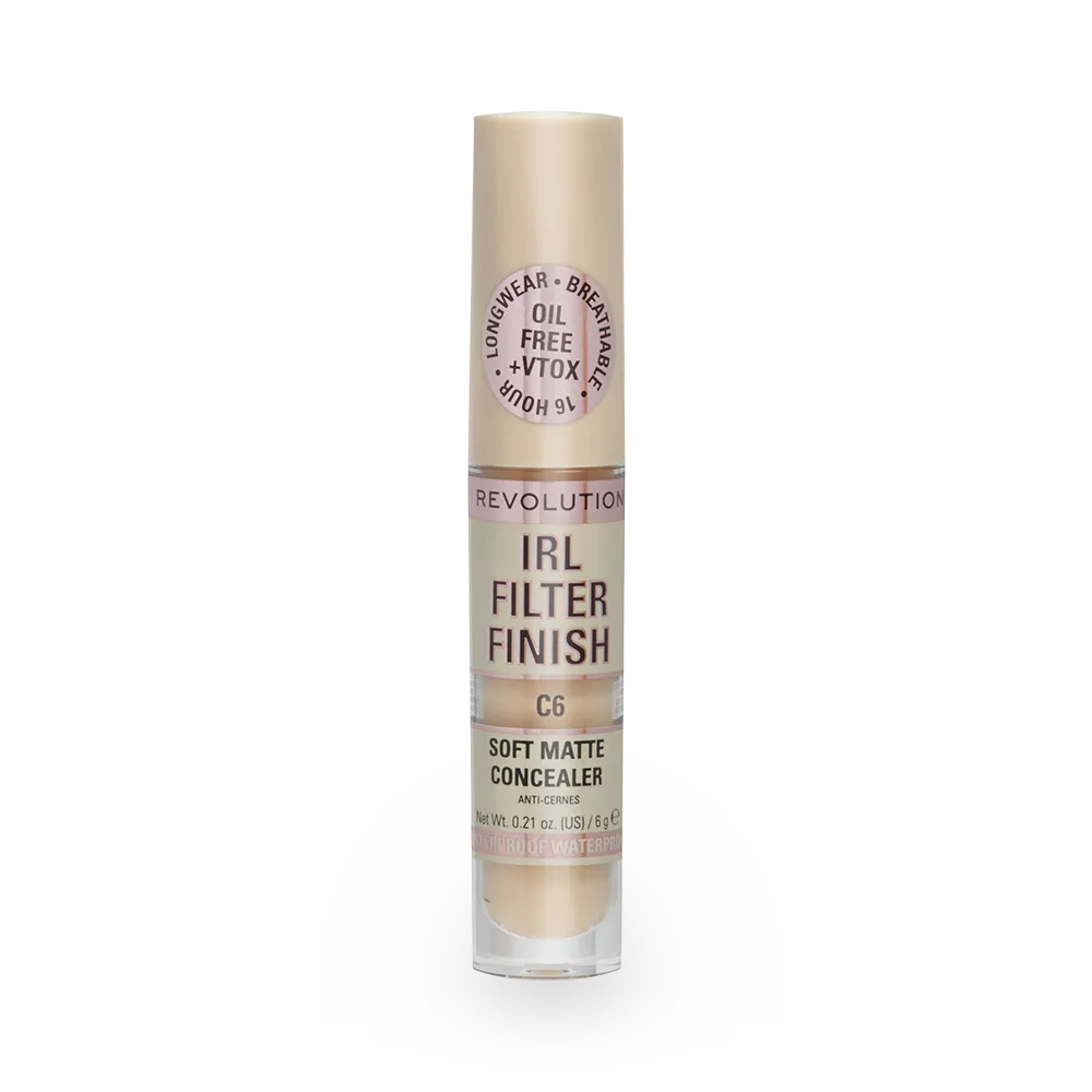 Makeup Revolution IRL Filter 16H Hydrating Full Coverage Concealer - C6 (6 g) thumbnail 1