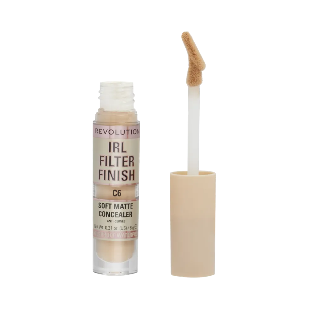 Makeup Revolution IRL Filter 16H Hydrating Full Coverage Concealer - C6 (6 g) thumbnail 2