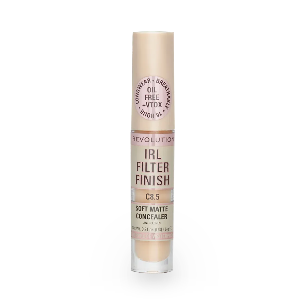 Makeup Revolution IRL Filter 16H Hydrating Full Coverage Concealer - C8.5  (6 g) thumbnail 1