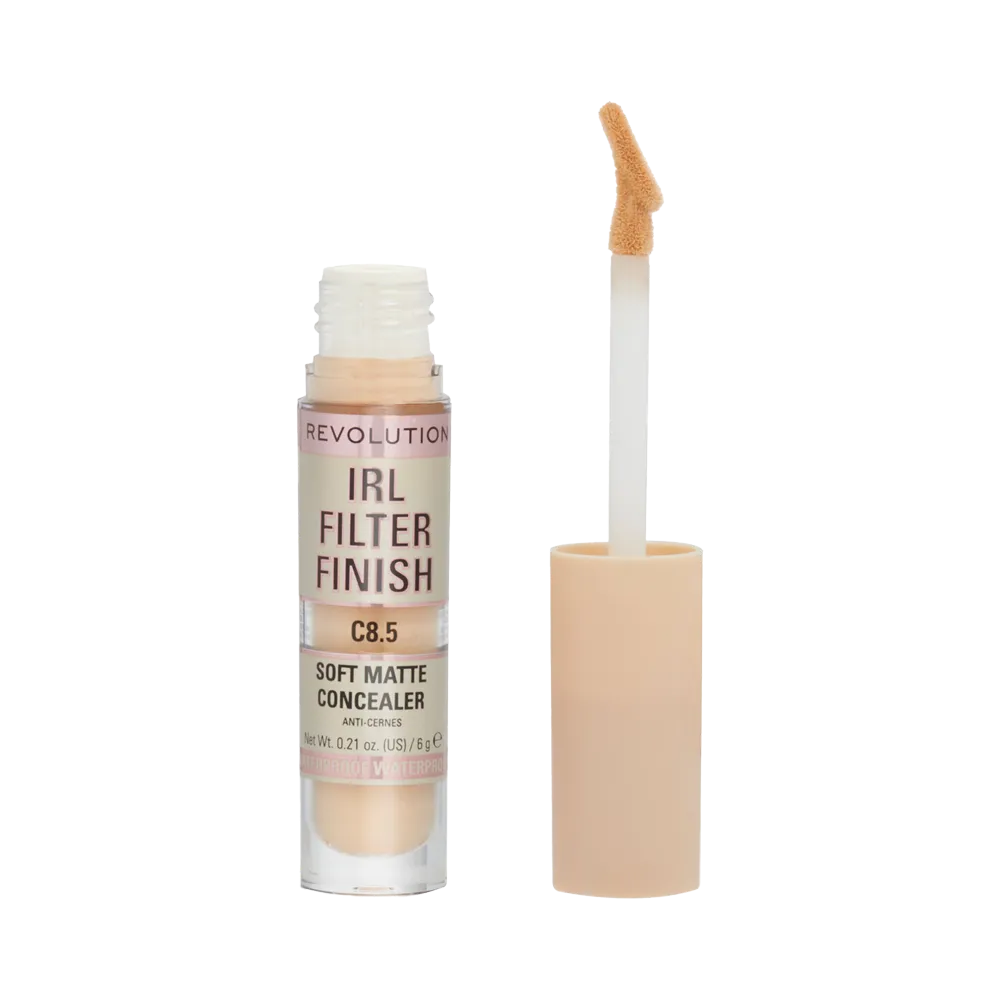 Makeup Revolution IRL Filter 16H Hydrating Full Coverage Concealer - C8.5  (6 g) thumbnail 2