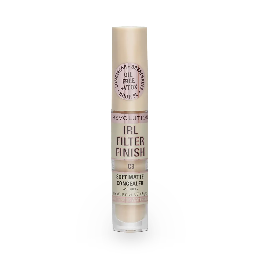 Makeup Revolution IRL Filter 16H Hydrating Full Coverage Concealer - C3 (6 g) thumbnail 1