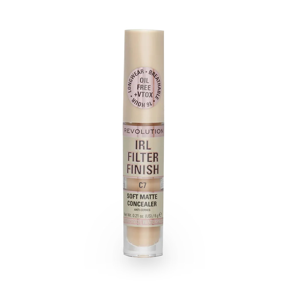 Makeup Revolution IRL Filter 16H Hydrating Full Coverage Concealer - C7 (6 g) thumbnail 1