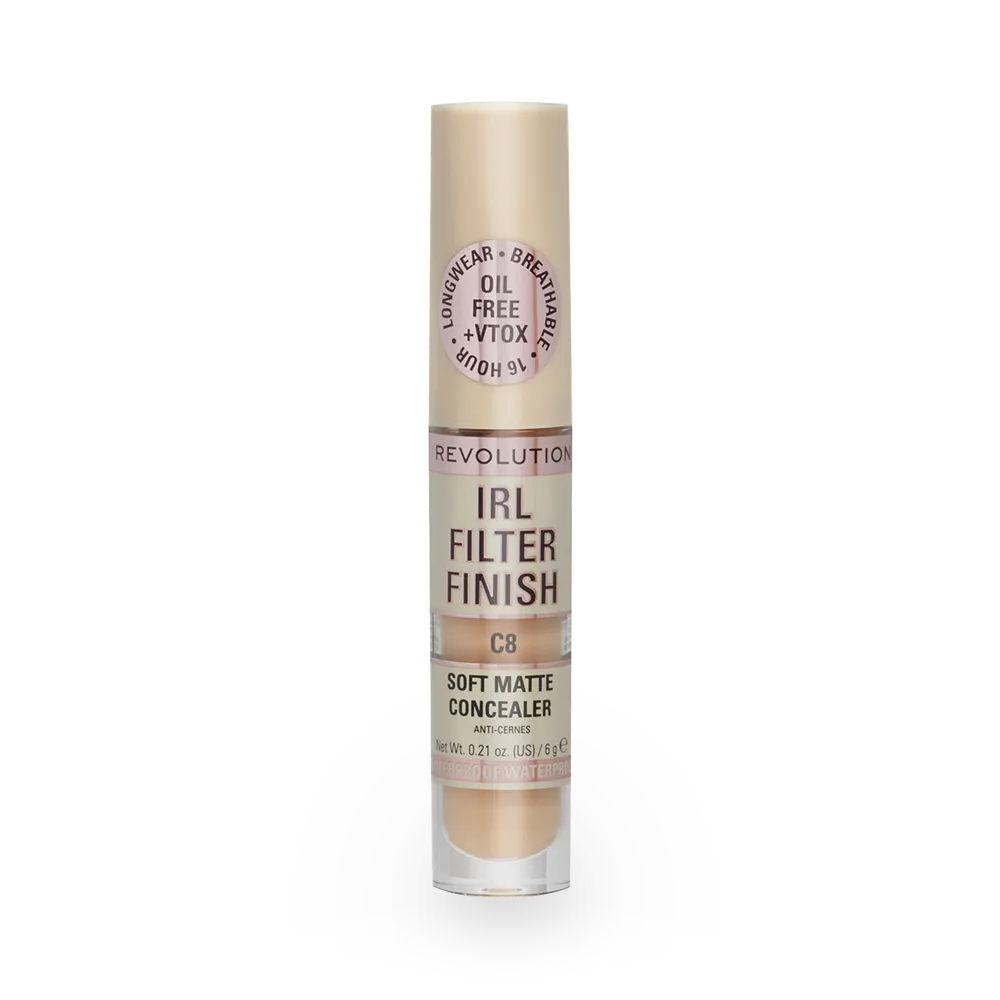 Makeup Revolution IRL Filter 16H Hydrating Full Coverage Concealer - C8 (6 g) thumbnail 1