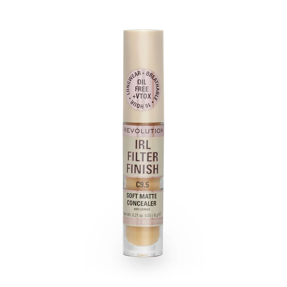 Makeup Revolution IRL Filter 16H Hydrating Full Coverage Concealer - C9.5 (6 g) thumbnail 1