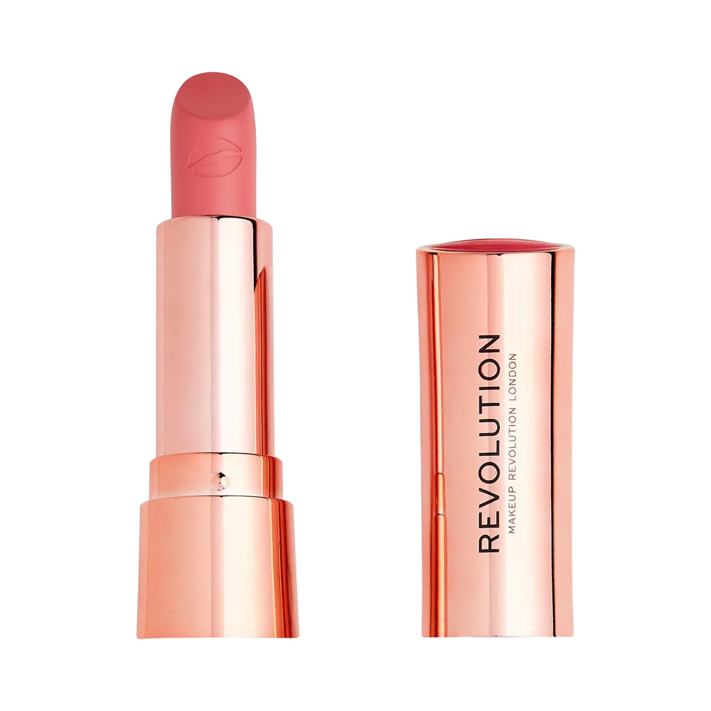 Makeup Revolution Satin Kiss Lipstick - Cupcake Pink (3.5 g) thumbnail 2