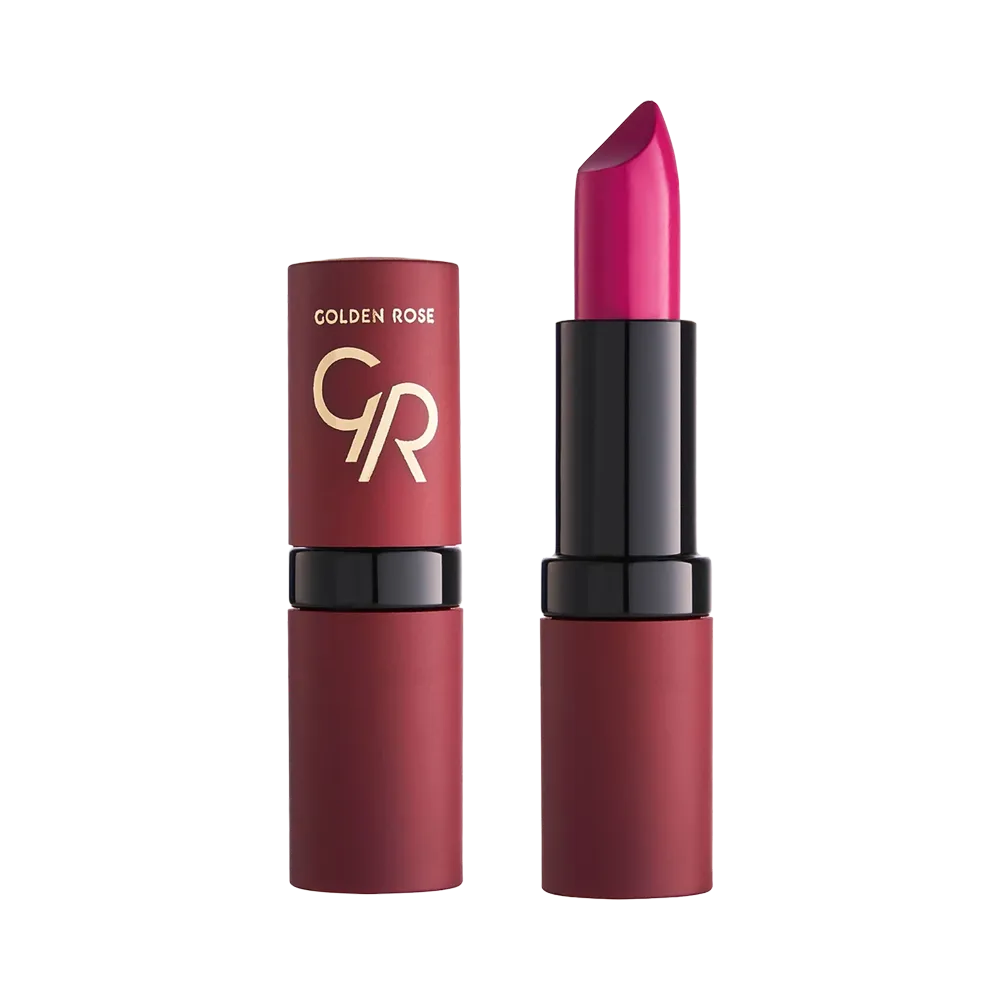 Golden Rose Velvet Matte Lipstick - 13 Hot Pink (4.2 g) thumbnail 2