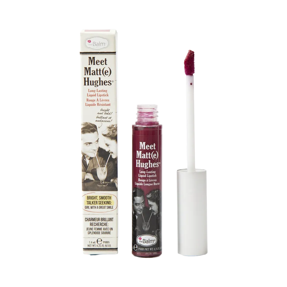 theBalm Meet Matt(e) Hughes Matte Liquid Lipstick - Romantic thumbnail 2