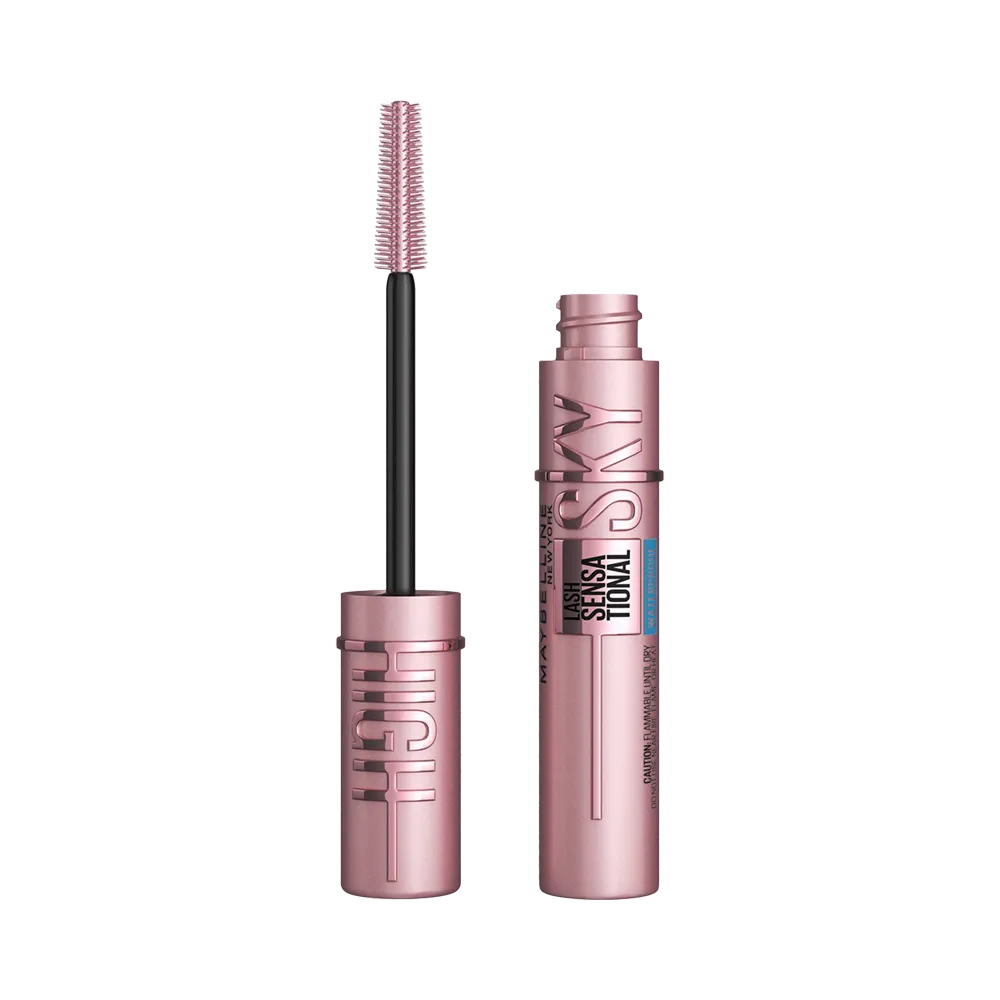 Maybelline New York Lash Sensational Sky High Waterproof Mascara - Very Black (6 ml) thumbnail 1