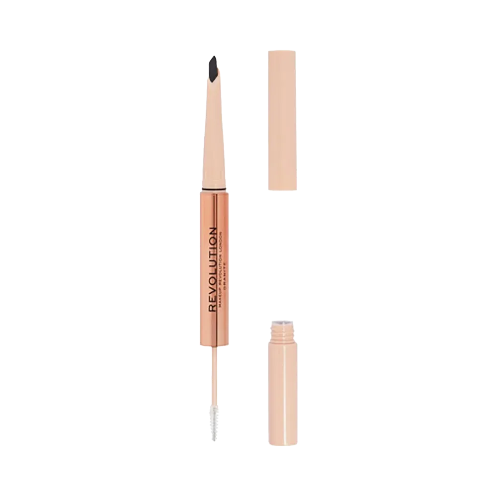 Makeup Revolution Fluffy Brow Filter Duo - Granite (0.12 g) thumbnail 2