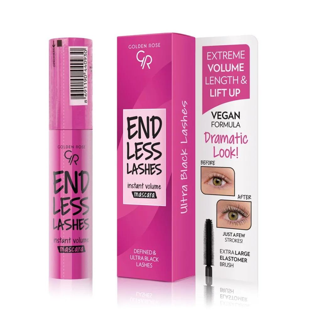 Golden Rose Endless Lashes Instant Volume Mascara - 13 ml thumbnail 4