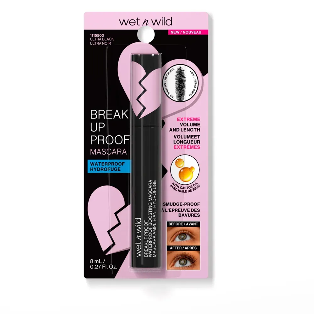 Wet N Wild Breakup Proof Waterproof Boosting Mascara - Ultra Black (8 ml) thumbnail 4