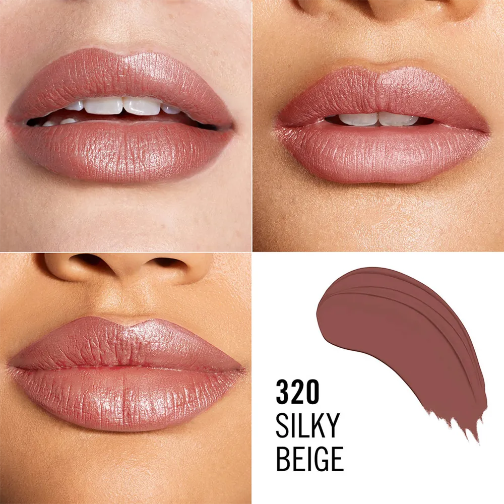 Rimmel London Lasting Finish Satin Lipstick - 320 Silky Beige thumbnail 3