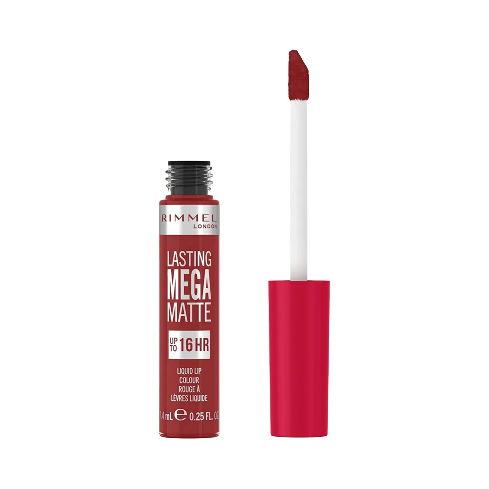 Rimmel London Lasting Mega Matte Liquid Lip Colour - 500 Firestarter thumbnail 1