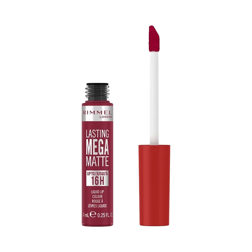 Rimmel London Lasting Mega Matte Liquid Lip Colour - 930 Ruby Passion thumbnail 1