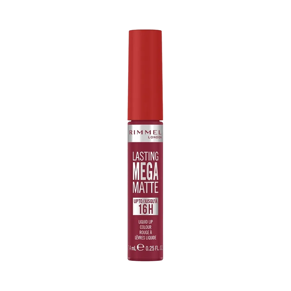 Rimmel London Lasting Mega Matte Liquid Lip Colour - 930 Ruby Passion thumbnail 2