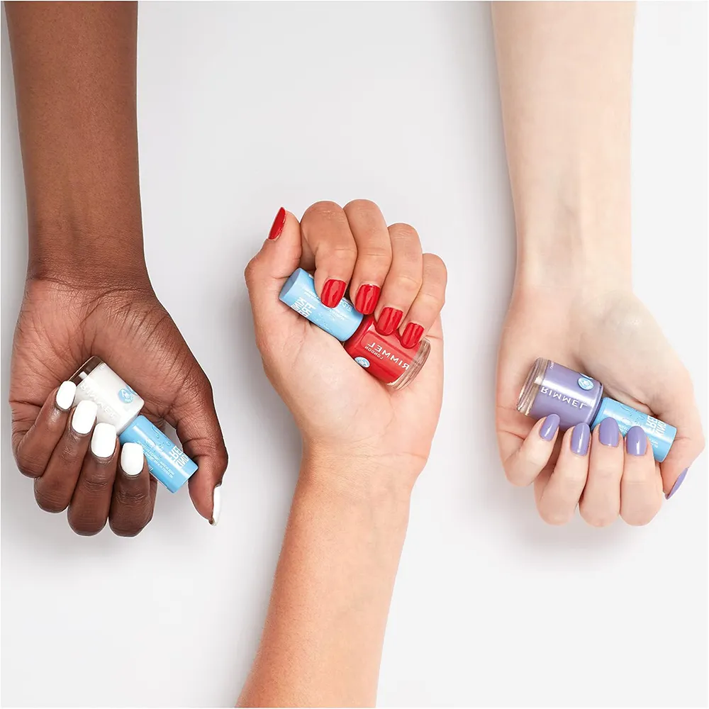 Rimmel London Kind & Free Clean Plant Based Nail Polish - 154 Milky Bare (8 ml) thumbnail 5