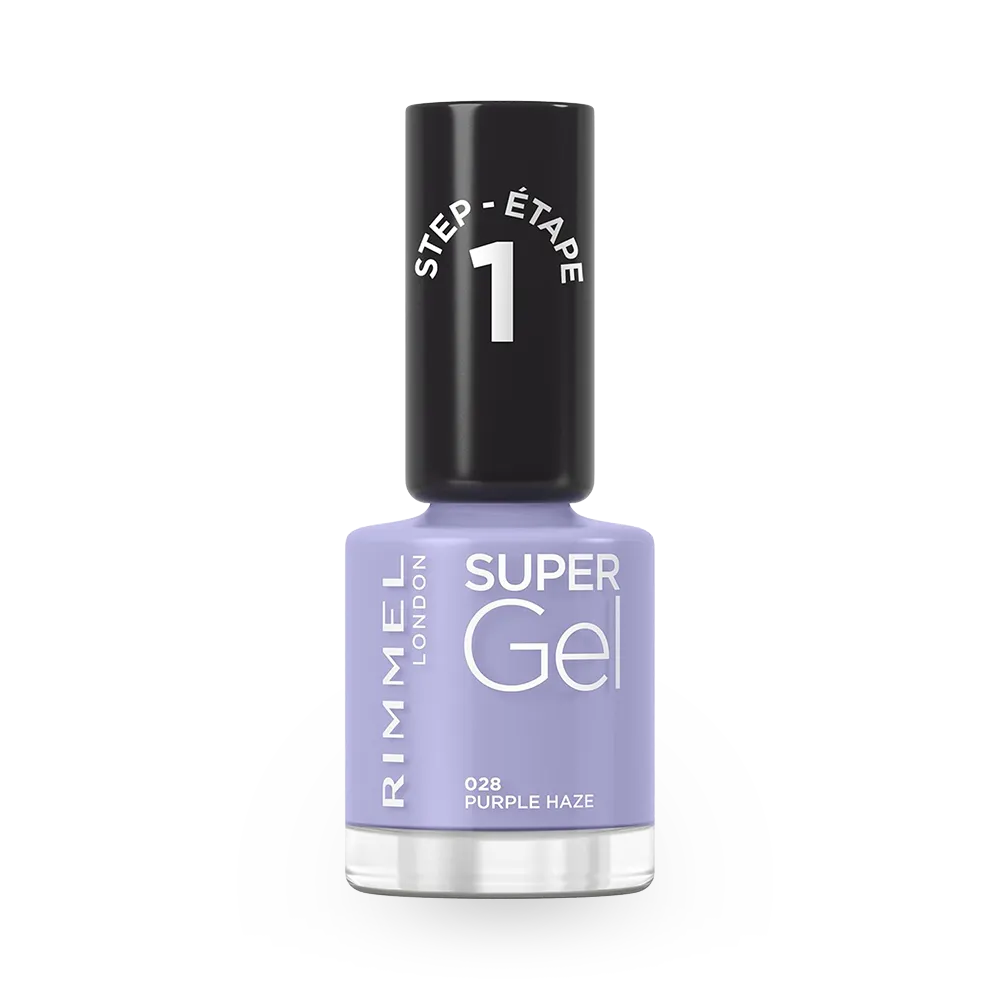 Rimmel London Super Gel Nail Polish - 028 Purple Haze (12 ml) thumbnail 1
