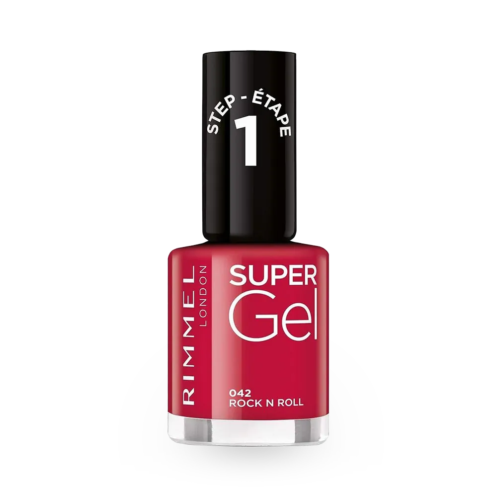 Rimmel London Super Gel Nail Polish - 042 Rock N Roll (12 ml) thumbnail 1