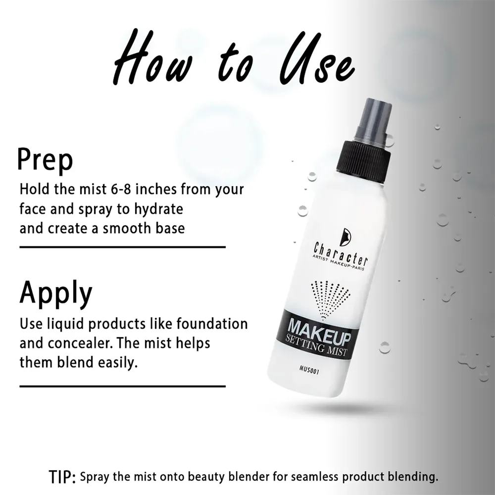 Character MUS001 Makeup-Paris Makeup Setting Mist - 150 ml thumbnail 4